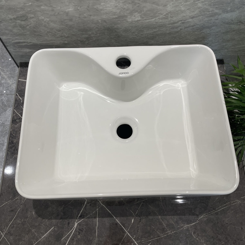 Chậu rửa mặt lavabo đặt bàn JOMOO 12812-1/11P-I011 7 Chậu rửa mặt lavabo đặt bàn JOMOO 12812-1/11P-I011