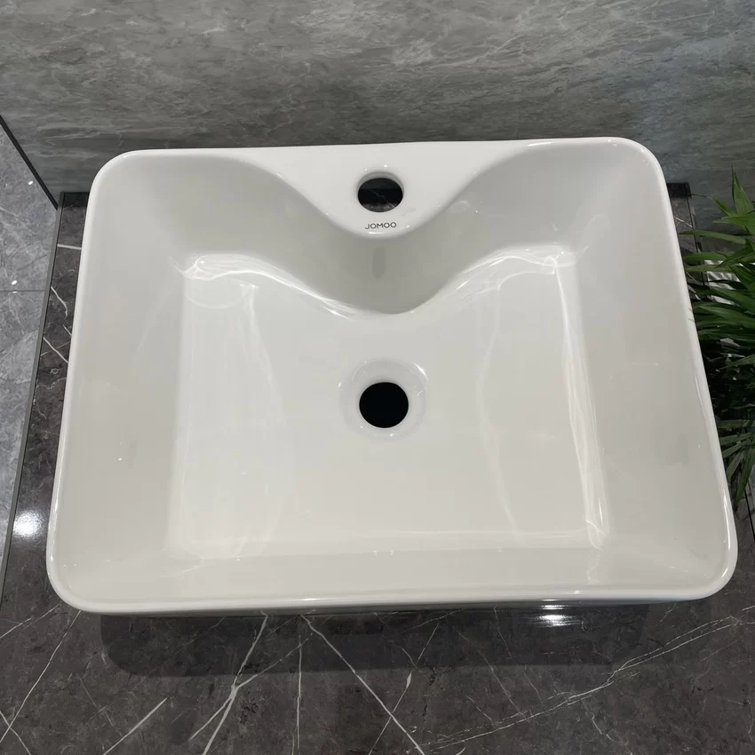 Chậu rửa mặt lavabo đặt bàn JOMOO 12812-1/11P-I011 7 Chậu rửa mặt lavabo đặt bàn JOMOO 12812-1/11P-I011