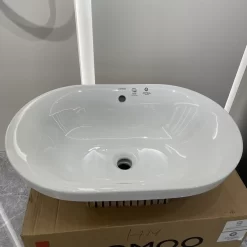 Chậu rửa mặt lavabo dương vành JOMOO 12138-1/01Z-I011 10 Chậu rửa mặt lavabo dương vành JOMOO 12138-1/01Z-I011