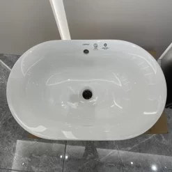 Chậu rửa mặt lavabo dương vành JOMOO 12138-1/01Z-I011 11 Chậu rửa mặt lavabo dương vành JOMOO 12138-1/01Z-I011
