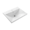 Chậu rửa mặt lavabo dương vành JOMOO 12409-1/11Z-I011 1 Chậu rửa mặt lavabo dương vành JOMOO 12409-1/11Z-I011