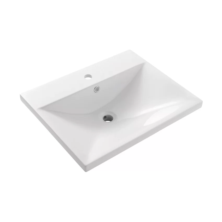 Chậu rửa mặt lavabo dương vành JOMOO 12409-1/11Z-I011 Chậu rửa mặt lavabo dương vành JOMOO 12409-1/11Z-I011