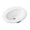 Chậu rửa mặt lavabo dương vành JOMOO 12497-1/11Z-I011 1 Chậu rửa mặt lavabo dương vành JOMOO 12497-1/11Z-I011