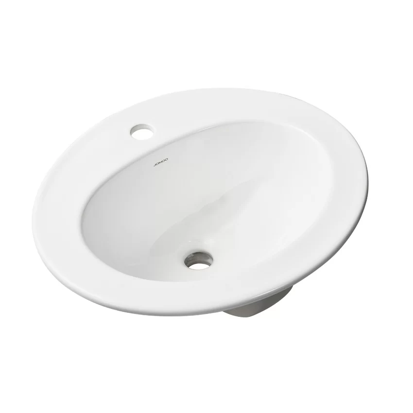 Chậu rửa mặt JOMOO 12497-1/11Z-I011 Chậu rửa mặt lavabo dương vành JOMOO 12497-1/11Z-I011