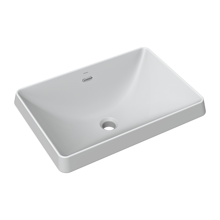 Chậu rửa mặt JOMOO 12720-1/01K-I011 - SKU: 12720-1/01K-I011 Chậu rửa mặt lavabo dương vành JOMOO 12720-1/01K-I011