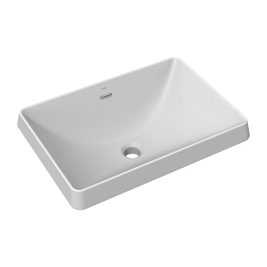Chậu rửa mặt JOMOO 12720-1/01K-I011 - SKU: 12720-1/01K-I011 Chậu rửa mặt lavabo dương vành JOMOO 12720-1/01K-I011