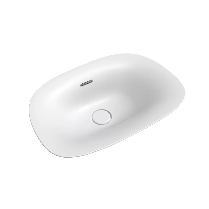 Chậu rửa mặt lavabo dương vành JOMOO P12663-1/01Z-1 Chậu rửa mặt lavabo dương vành JOMOO P12663-1/01Z-1