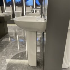 Chậu rửa mặt lavabo treo tường chân dài JOMOO 12103-1/11P-I011