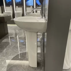 Chậu rửa mặt lavabo treo tường chân dài JOMOO 12103-1/11P-I011