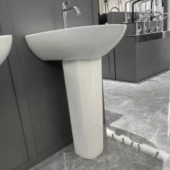 Chậu rửa mặt lavabo treo tường chân dài JOMOO 12103-1/11P-I011 10 Chậu rửa mặt lavabo treo tường chân dài JOMOO 12103-1/11P-I011