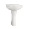 Chậu rửa mặt lavabo treo tường chân dài JOMOO 12489-1/11P-I011 1 Chậu rửa mặt lavabo treo tường chân dài JOMOO 12489-1/11P-I011
