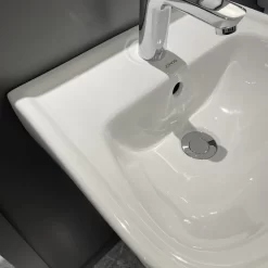 Chậu rửa mặt lavabo treo tường chân dài JOMOO 12803-1/11P-I011