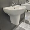 Chậu rửa mặt lavabo treo tường chân lửng JOMOO 12808-1/11P-I011 2 Chậu rửa mặt lavabo treo tường chân lửng JOMOO 12808-1/11P-I011