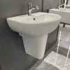 Chậu rửa mặt lavabo treo tường chân lửng JOMOO 12808-1/11P-I011 1 Chậu rửa mặt lavabo treo tường chân lửng JOMOO 12808-1/11P-I011