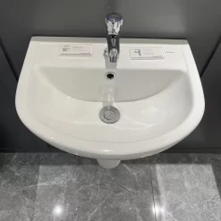 Chậu rửa mặt lavabo treo tường chân lửng JOMOO 12808-1/11P-I011
