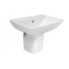 Chậu rửa mặt lavabo treo tường chân lửng JOMOO 12809-1/11P-I011 1 Chậu rửa mặt lavabo treo tường chân lửng JOMOO 12809-1/11P-I011