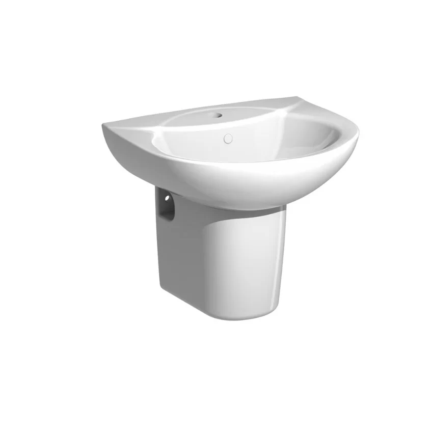 Chậu rửa mặt lavabo treo tường chân lửng JOMOO P12748-1/11P-1 22 Chậu rửa mặt lavabo treo tường chân lửng JOMOO P12748-1/11P-1 - SKU: P12748-1/11P-1