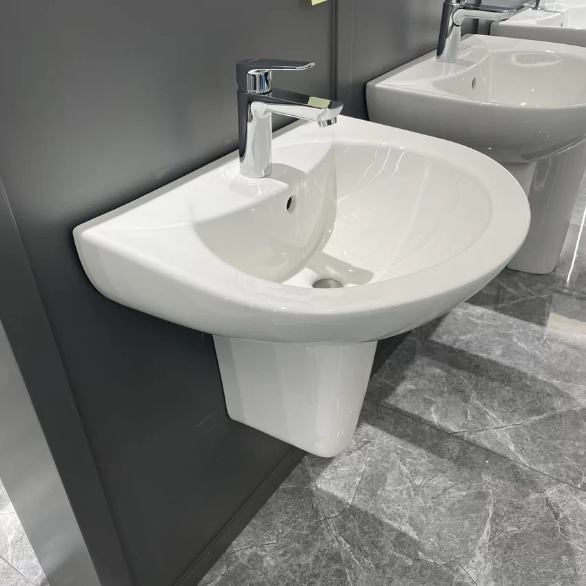 Chậu rửa mặt lavabo treo tường JOMOO 12162-1/11P-I011 Chậu rửa mặt lavabo treo tường JOMOO 12162-1/11P-I011