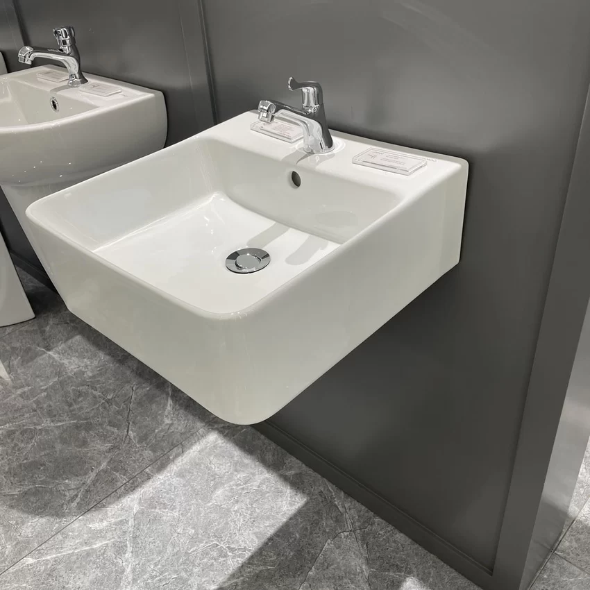 Chậu rửa mặt lavabo treo tường JOMOO 12807-1/11P-I011 Chậu rửa mặt lavabo treo tường JOMOO 12807-1/11P-I011