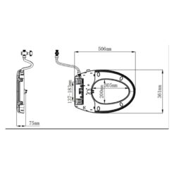 Nắp rửa cơ JOMOO 97142-00-1