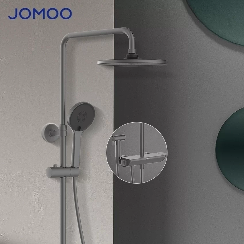 Sen cây tắm đứng ổn nhiệt có tẩy cặn JOMOO 26163-644/1B-I011 - Hải Yến Home Sen cây tắm đứng ổn nhiệt JOMOO 26163-644/1B-I011