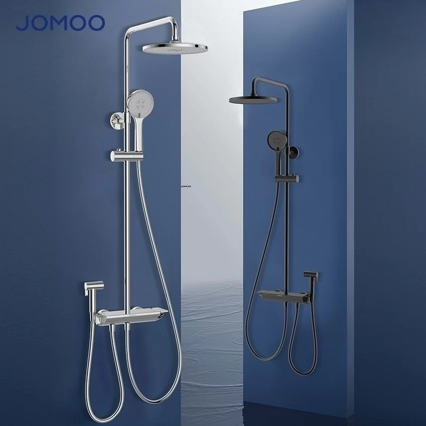 Sen cây tắm đứng ổn nhiệt có tẩy cặn JOMOO 26163-644/1B-I011 - Hải Yến Home Sen cây tắm đứng ổn nhiệt có tẩy cặn JOMOO 26163-644/1B-I011