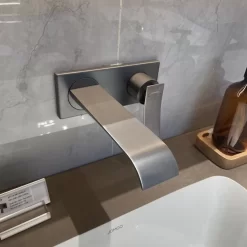 Vòi chậu lavabo âm tường nóng lạnh JOMOO 32414-681