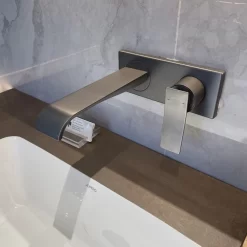 Vòi chậu lavabo âm tường nóng lạnh JOMOO 32414-681