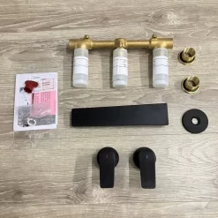 Vòi chậu lavabo âm tường nóng lạnh JOMOO P22069-670 15 Vòi chậu lavabo âm tường nóng lạnh JOMOO P22069-670