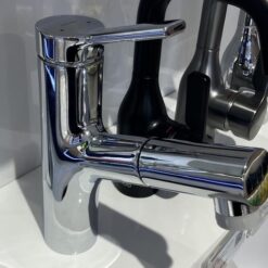 Vòi chậu lavabo nóng lạnh dây rút JOMOO 32443-574/1B-Z