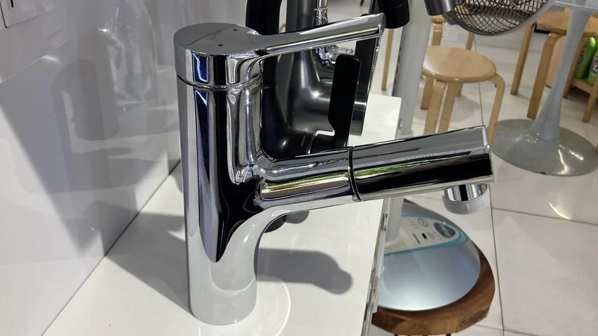 Vòi chậu lavabo nóng lạnh dây rút JOMOO 32443-574/1B-Z 7 Vòi chậu lavabo nóng lạnh dây rút JOMOO 32443-574/1B-Z