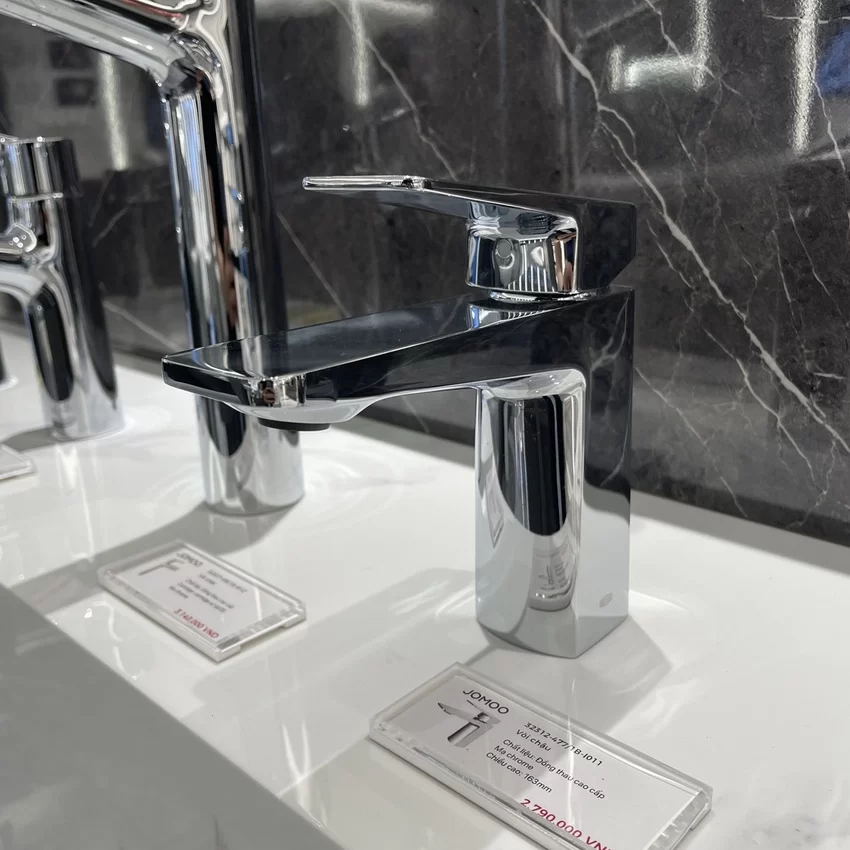 Vòi chậu lavabo JOMOO 32312-477/1B-I011 - SKU 32312-477/1B-I011 Vòi chậu lavabo nóng lạnh JOMOO 32312-477/1B-I011