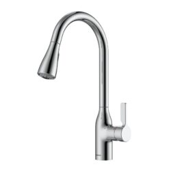 Vòi rửa chén bát nóng lạnh cảm ứng dây rút JOMOO 33149-123/1B-Z