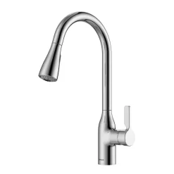Vòi rửa chén bát nóng lạnh cảm ứng dây rút JOMOO 33149-123/1B-Z