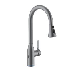 Vòi rửa chén bát nóng lạnh cảm ứng dây rút JOMOO 33149-123/HBS-Z