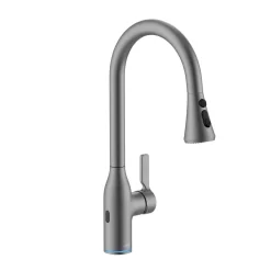 Vòi rửa chén bát nóng lạnh cảm ứng dây rút JOMOO 33149-123/HBS-Z