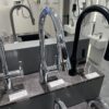 Vòi rửa chén bát nóng lạnh dây rút JOMOO 33138-123
