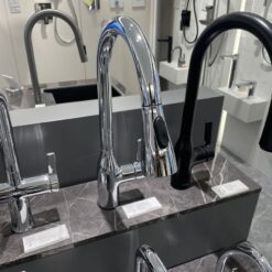 Vòi rửa chén bát nóng lạnh dây rút JOMOO 33138-123