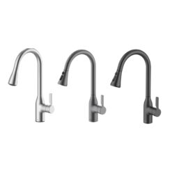 Vòi rửa chén bát nóng lạnh dây rút JOMOO 33138-123