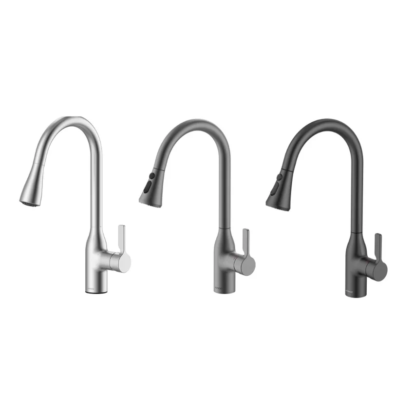 Vòi rửa chén bát nóng lạnh dây rút JOMOO 33138-123 6 Vòi rửa chén bát nóng lạnh dây rút JOMOO 33138-123