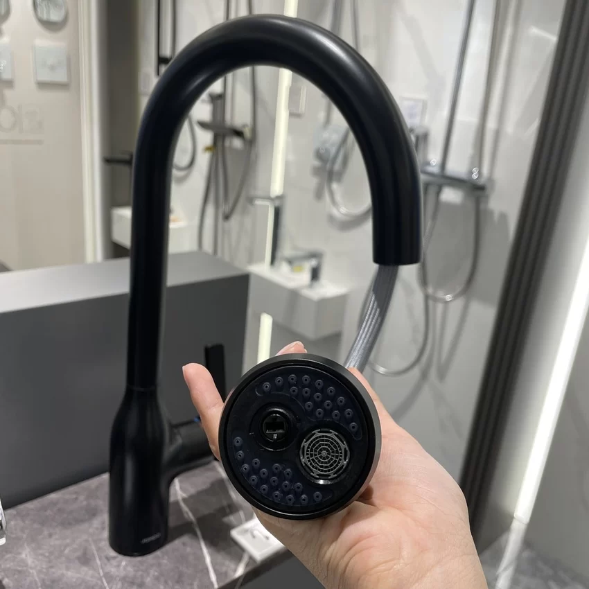 Vòi rửa chén bát nóng lạnh dây rút JOMOO 33138-123 10 Vòi rửa chén bát nóng lạnh dây rút JOMOO 33138-123