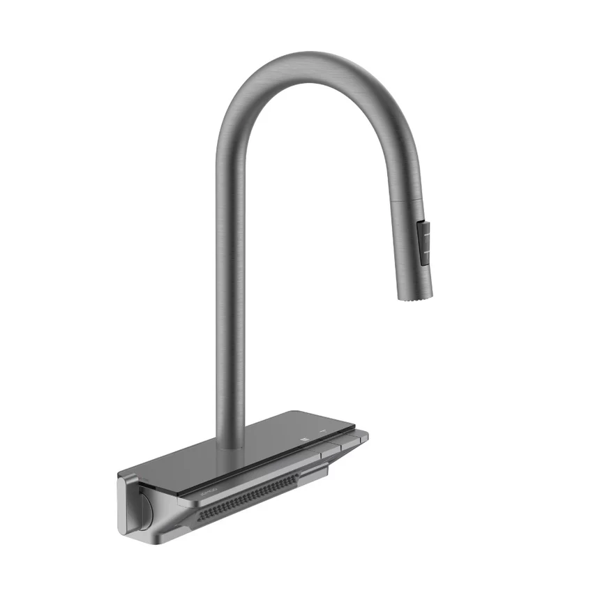 Vòi rửa chén bát nóng lạnh dây rút và kèm vòi rửa thác JOMOO 33171-733/HBS-Z 10 Vòi rửa chén bát nóng lạnh dây rút và kèm vòi rửa thác JOMOO 33171-733/HBS-Z