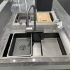 Chậu rửa chén 1 hộc 78x50cm hydro nano kháng nước JOMOO 06239-AZ-1 2 Chậu rửa chén 1 hộc 78x50cm hydro nano kháng nước JOMOO 06239-AZ-1