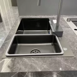 Chậu rửa chén 1 hộc 78x50cm hydro nano kháng nước JOMOO 06239-AZ-1 11 Chậu rửa chén 1 hộc 78x50cm hydro nano kháng nước JOMOO 06239-AZ-1