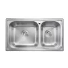 Chậu rửa chén 2 hộc 76x43cm JOMOO P06108-7Z1-2 1 Chậu rửa chén 2 hộc 76x43cm JOMOO P06108-7Z1-2