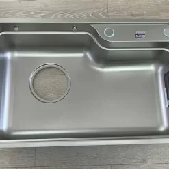 Chậu rửa chén Posco 304 Linen dập nổi Kluger KF7848FS - DO Plus