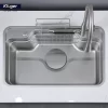 Chậu rửa chén Posco 304 Linen dập nổi Kluger KF7848FS - S78 Basic