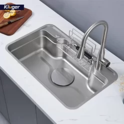 Chậu rửa chén Posco 304 Linen dập nổi Kluger KF7848FS - S78 Basic