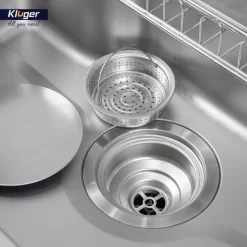 Chậu rửa chén Posco 304 Linen dập nổi Kluger KF7848FS - S78 Basic