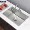 Chậu rửa chén Posco 304 Linen dập nổi Kluger KF7850FS Basic